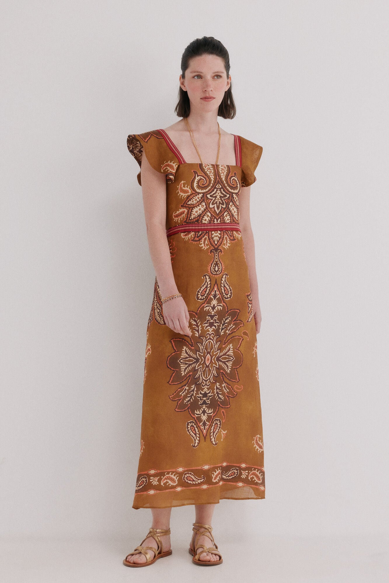 Hoss Intropia Adelina. Vestido em algod&atilde;o