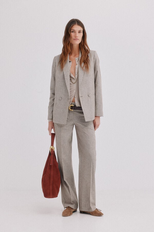 Hoss Intropia Eleanor. Blazer cruzada Marfil