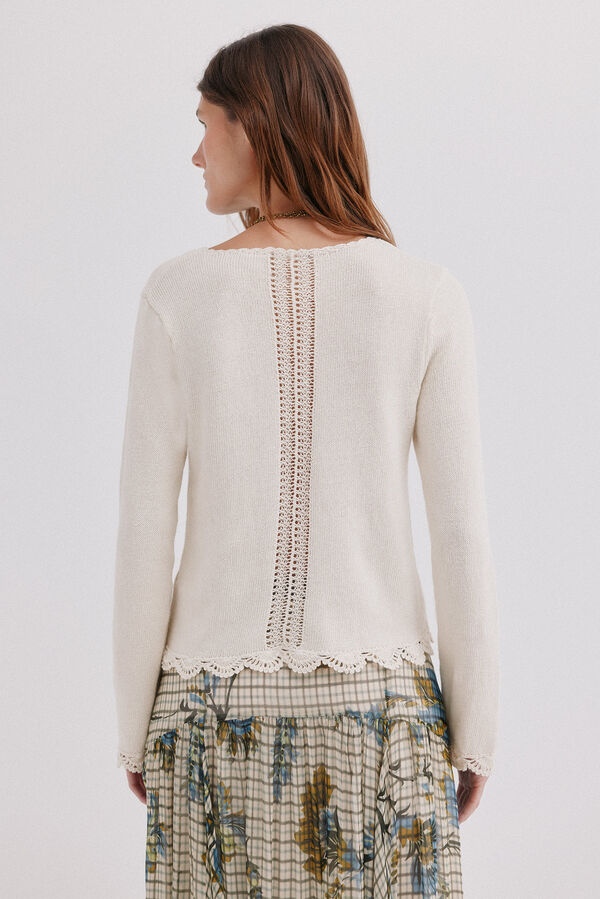 Hoss Intropia Isabelle. Jersey calados Beige
