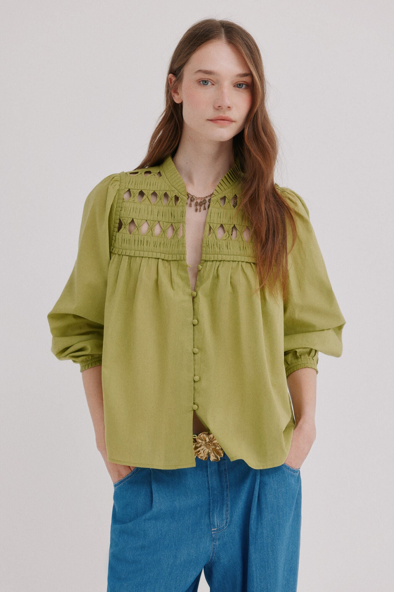 Hoss Intropia Cecile. Blusa mnaga larga