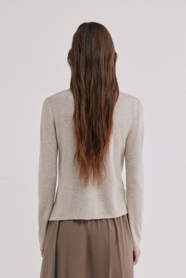 Hoss Intropia Isolde. Jersey cruzado Marfil