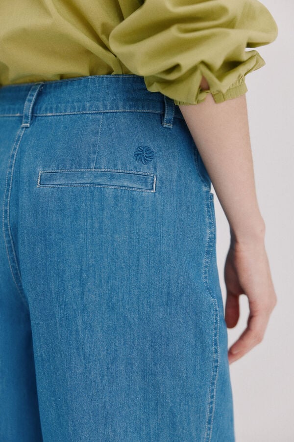Hoss Intropia Bibiana. Jeans pernera ancha Azul marino