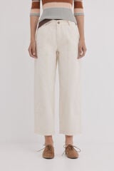 Hoss Intropia Betty. Denim balloon Marfil