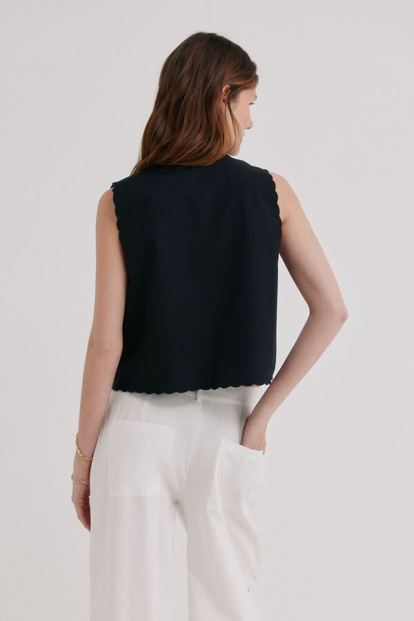 Hoss Intropia Cecilia. Blusa lazada Negro