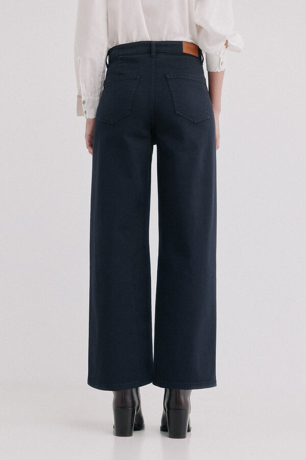 Hoss Intropia Piera. Pantal&oacute;n jacquard Gris
