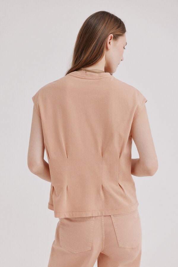Hoss Intropia Margot. Camiseta entallada Rosa
