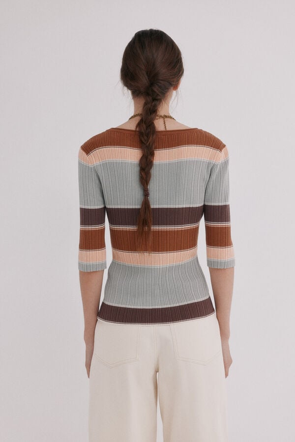 Hoss Intropia India. Top de rayas Multicolor