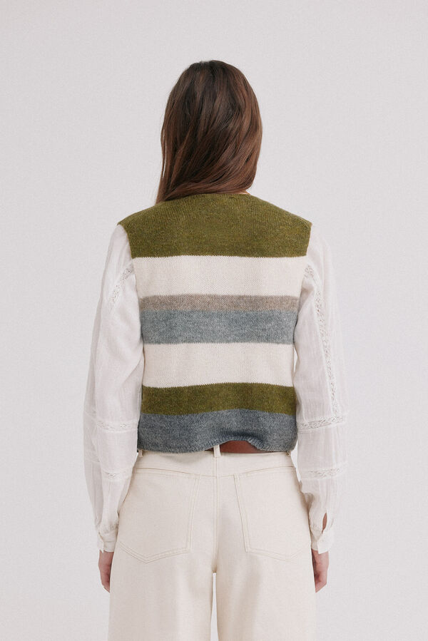 Hoss Intropia Isobel. Chaleco de rayas Multicolor