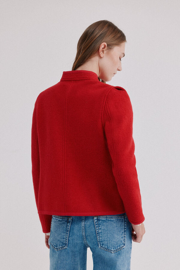 Hoss Intropia Fran&ccedil;a. Casaco austr&iacute;aco Vermelho