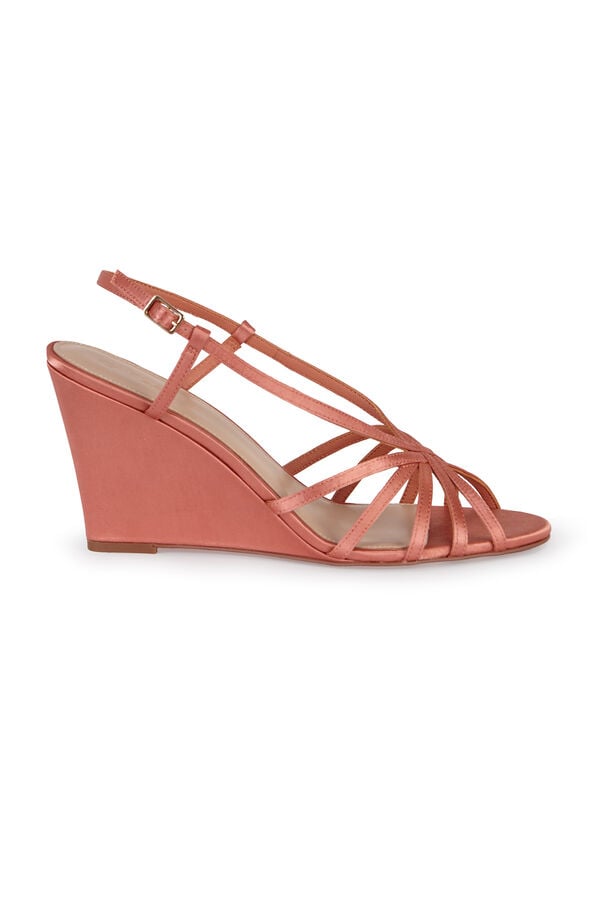 Hoss Intropia Mar&iacute;a. Sandalias de cu&ntilde;a Coral