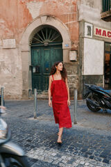 Hoss Intropia Cristina. Blusa calada rojo