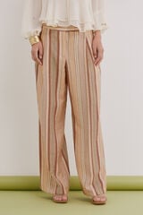 Hoss Intropia Palmina. Pantal&oacute;n de rayas Rosa