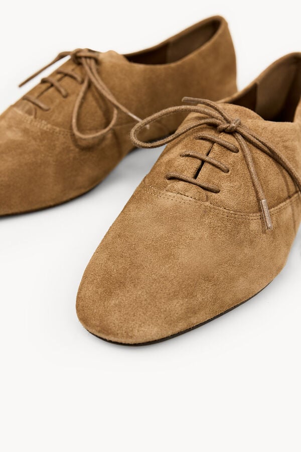 Hoss Intropia Mariela. Zapatos derbies de serraje Marron