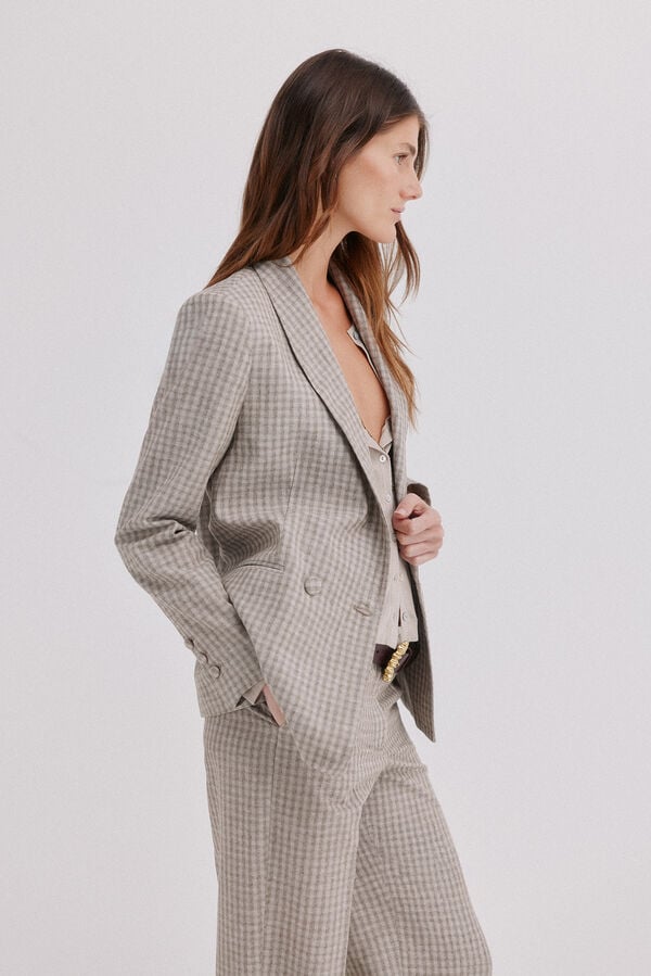 Hoss Intropia Eleanor. Blazer cruzada Marfil