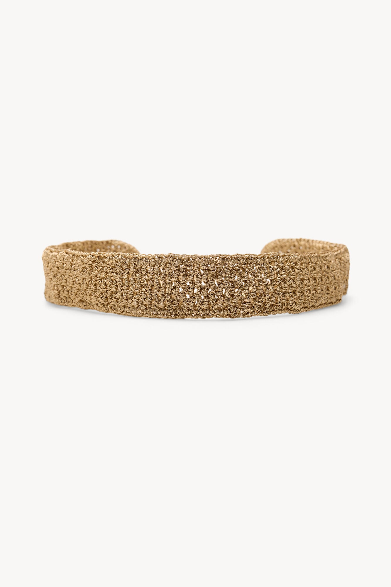 Hoss Intropia Lucrecia. Cintur&oacute;n crochet metalizado