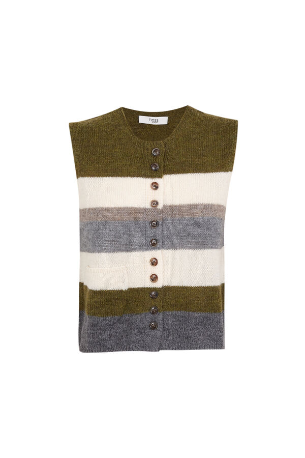 Hoss Intropia Isobel. Chaleco de rayas Multicolor