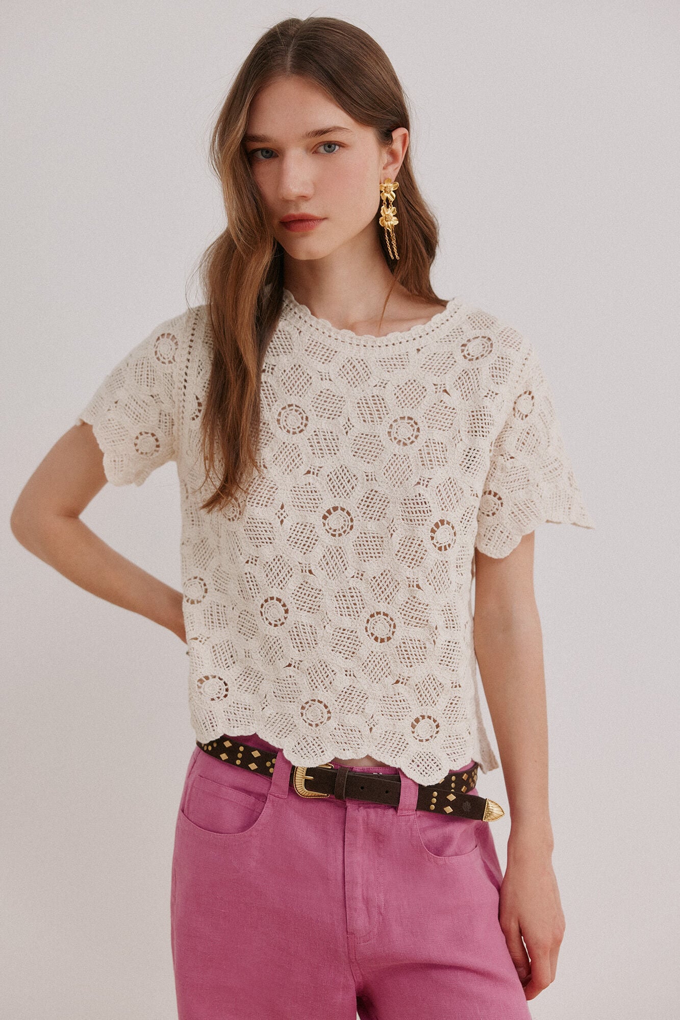 Hoss Intropia Irune.Top crochet