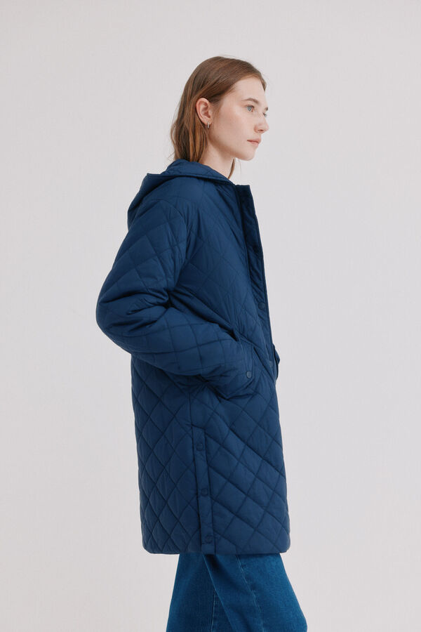 Hoss Intropia Daneris. Chaqueta midi Azul marino