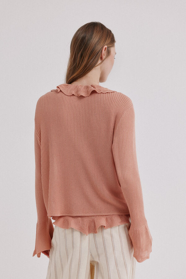 Hoss Intropia India. Chaqueta de punto Rosa