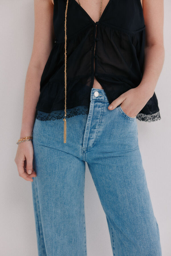 Hoss Intropia Bahiana. Jeans wideleg  Azul