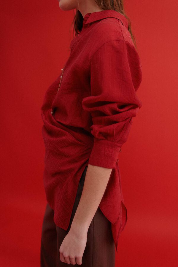 Hoss Intropia Cosette. blusa &agrave;s riscas Vermelho