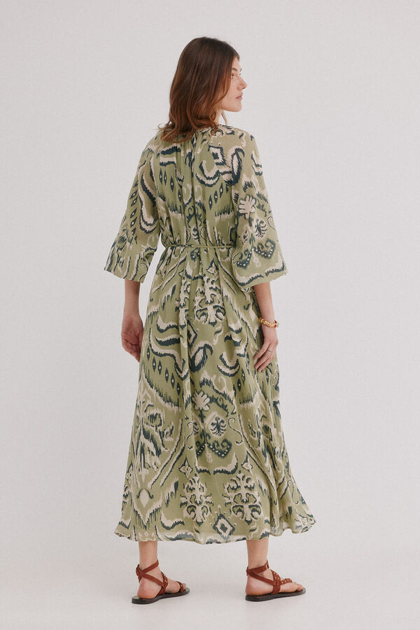 Hoss Intropia Amina. Vestido largo estampado Estampado Verde