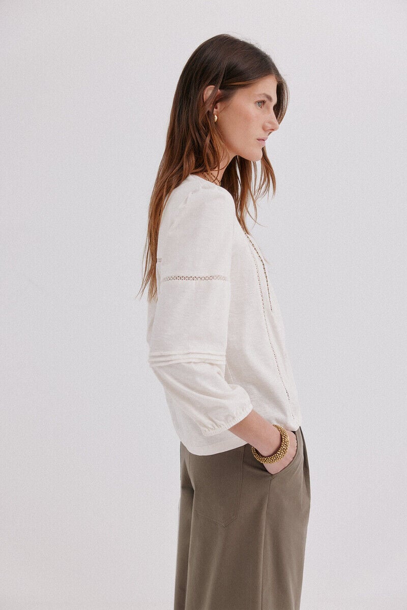 Hoss Intropia Miranda. Blusa rom&acirc;ntica