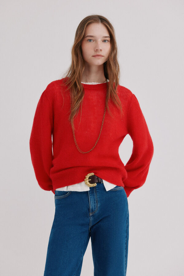 Hoss Intropia Iciar. Jersey de punto rojo