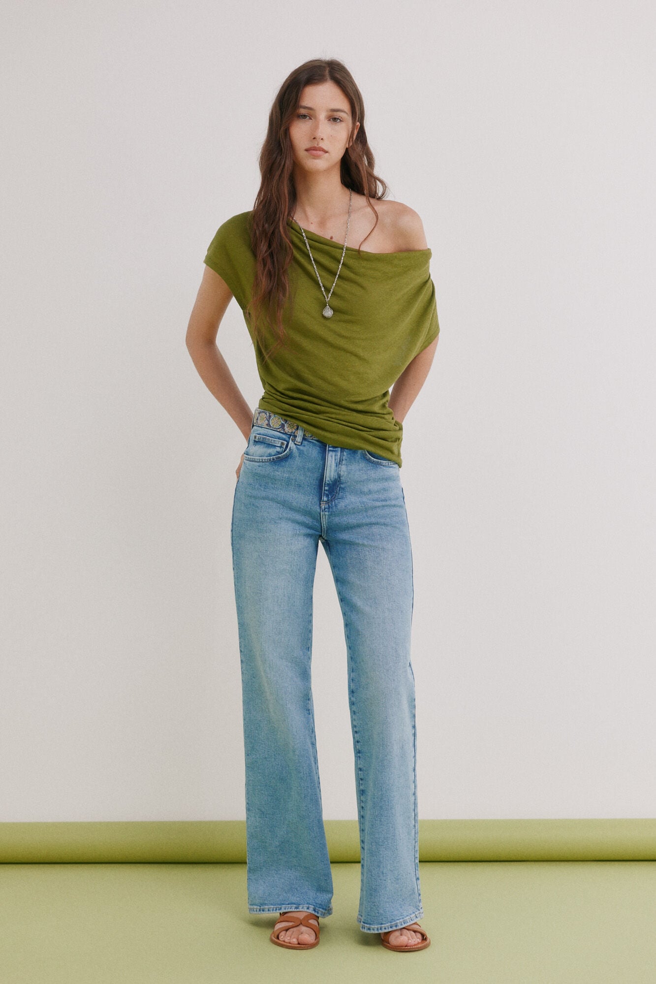 Hoss Intropia Madeline. T-shirt drapeada