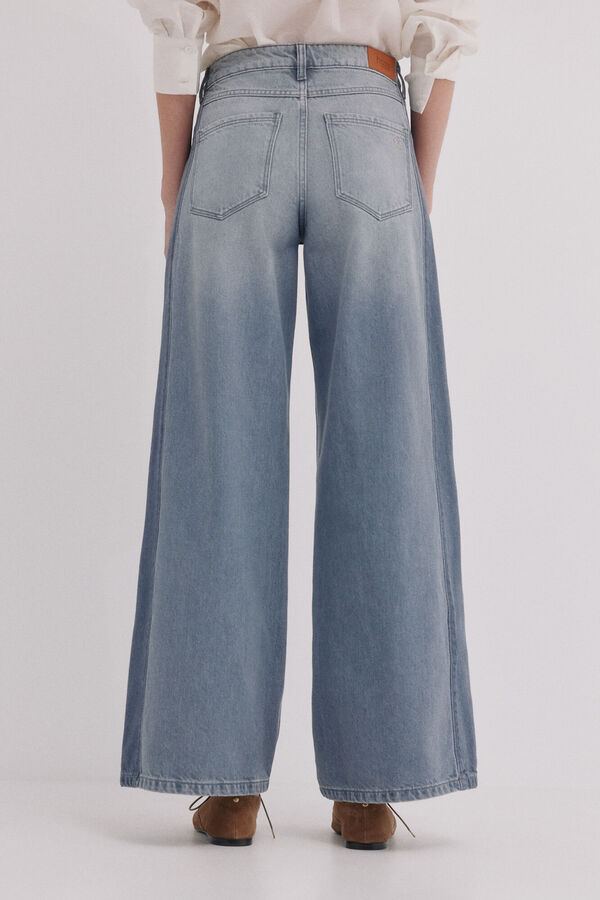 Hoss Intropia Billie. Jeans patchwork Gris