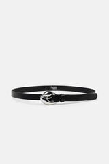 Hoss Intropia Lola. Cintur&oacute;n de piel Negro