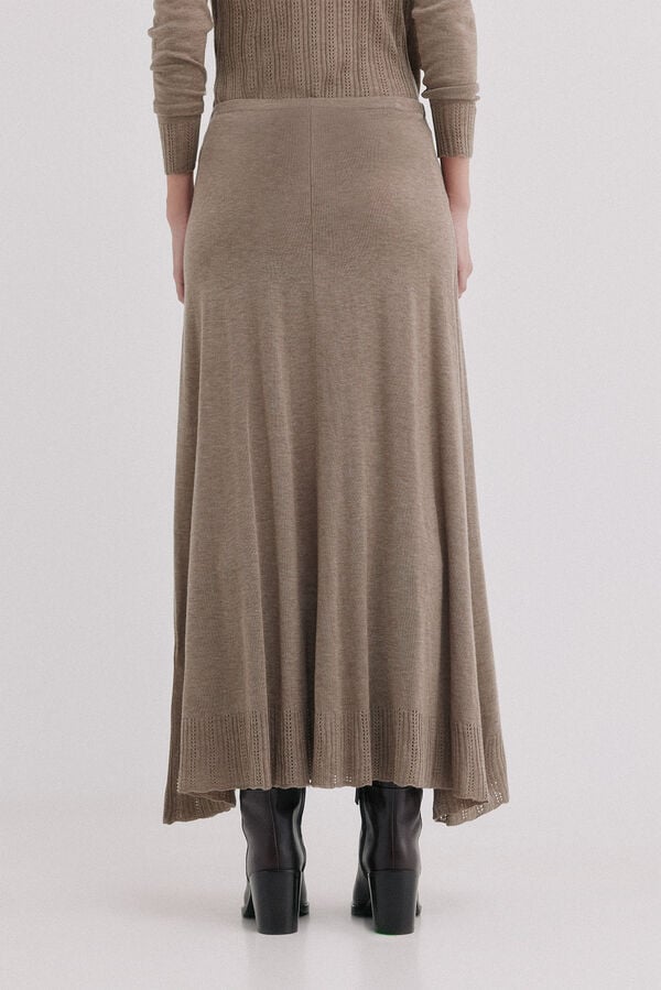 Hoss Intropia Rianna. Falda punto Beige