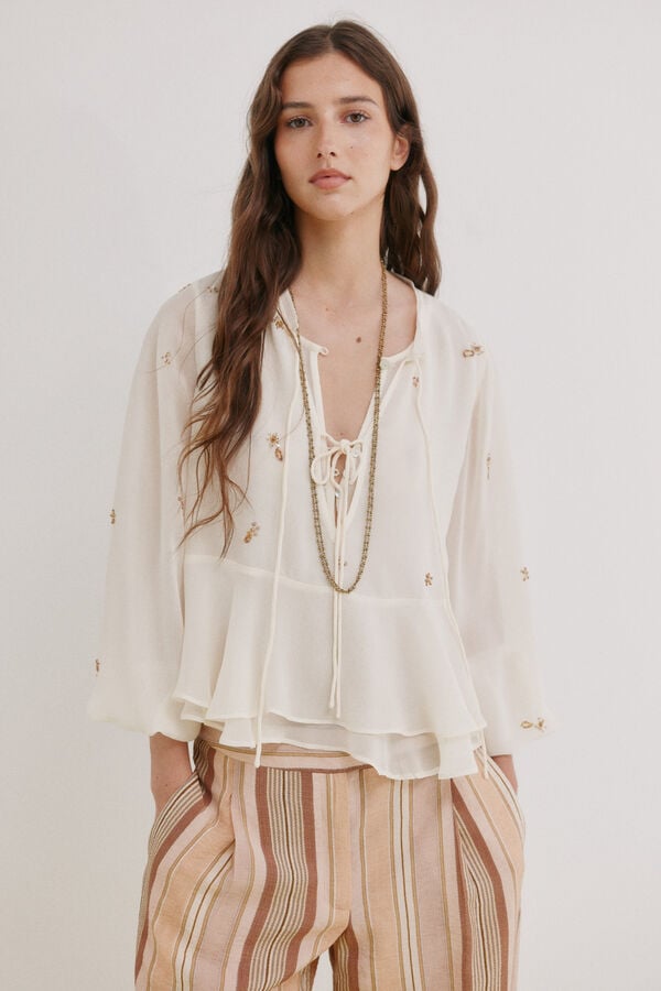 Hoss Intropia Cypria. Blusa flu&iacute;da Arena