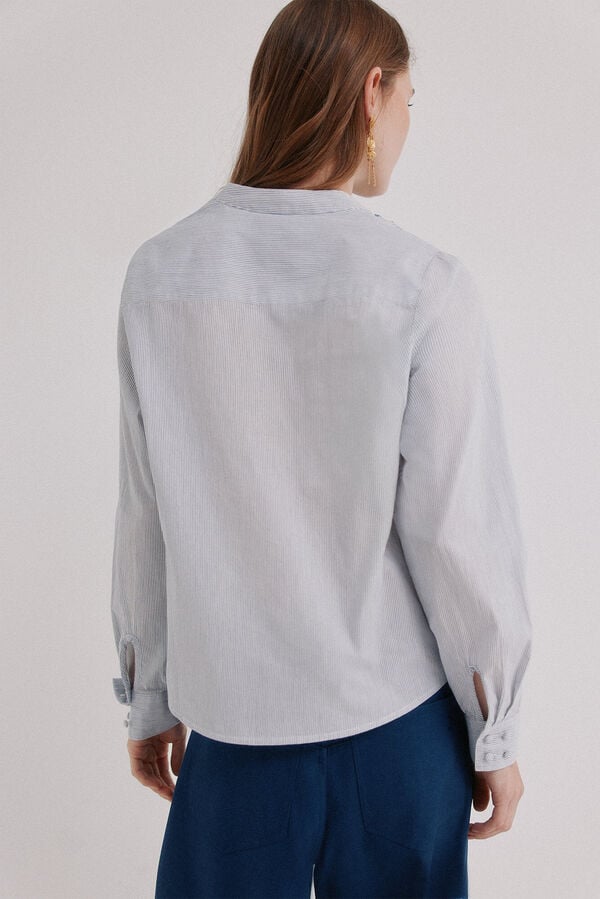 Hoss Intropia Carmen. Blusa manga larga Azul
