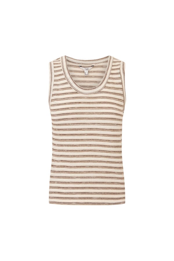 Hoss Intropia Melani. Camiseta multicolor Marfil