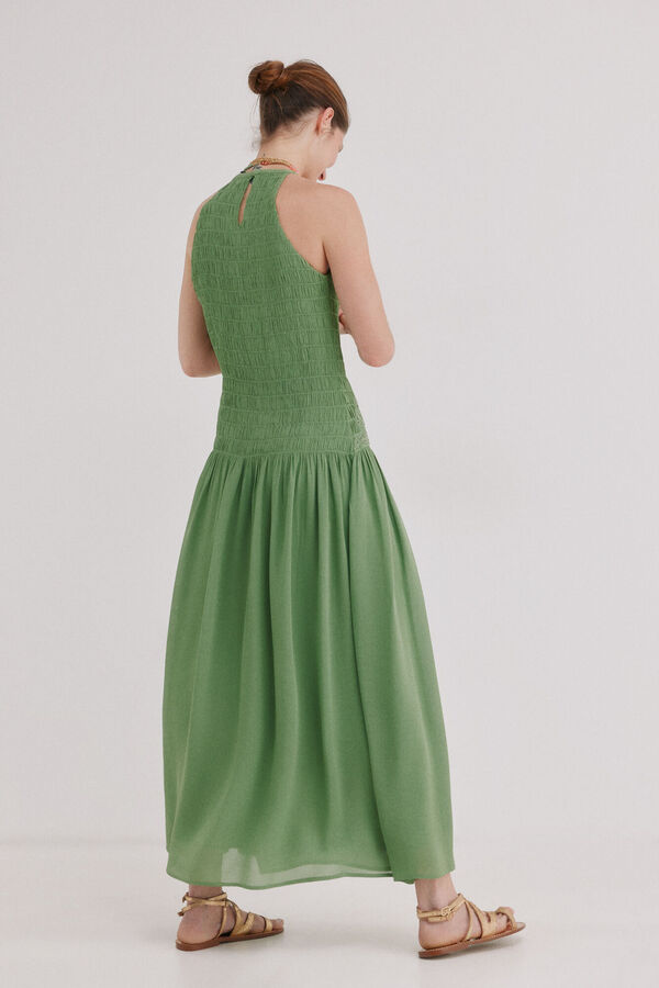 Hoss Intropia Adara. Vestido flu&iacute;do Verde
