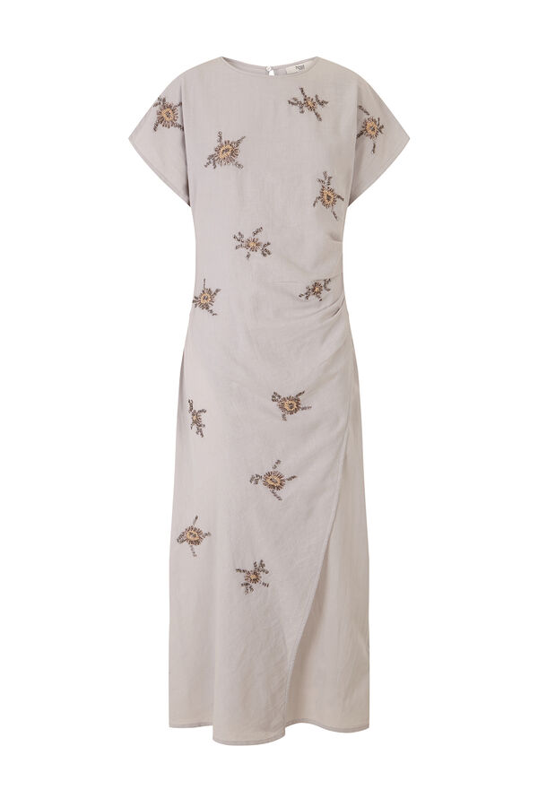 Hoss Intropia Aveline. Vestido abalorios Azul
