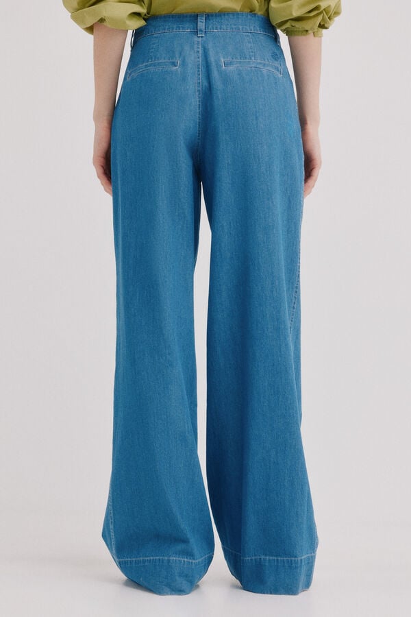 Hoss Intropia Bibiana. Jeans pernera ancha Azul marino