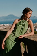 Hoss Intropia Clarisa. Blusa abalorios Verde