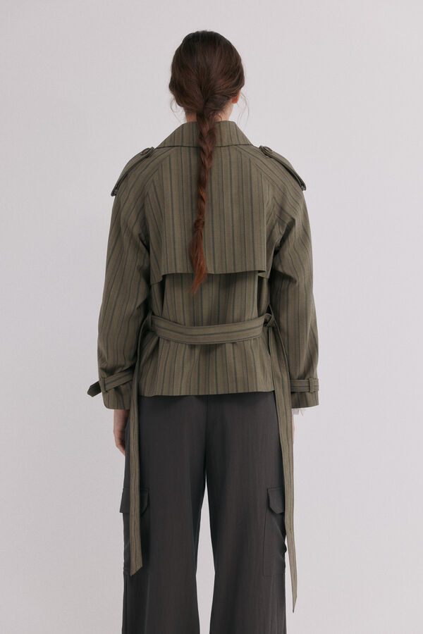 Hoss Intropia Elvira. Trench curto Verde