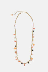 Hoss Intropia Lara. Collar piedras ba&ntilde;ado en oro Dorado