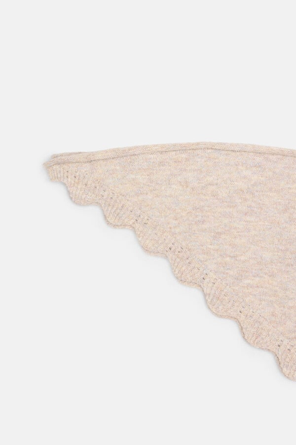 Hoss Intropia Lily. Xaile de malha com ondas Castanho