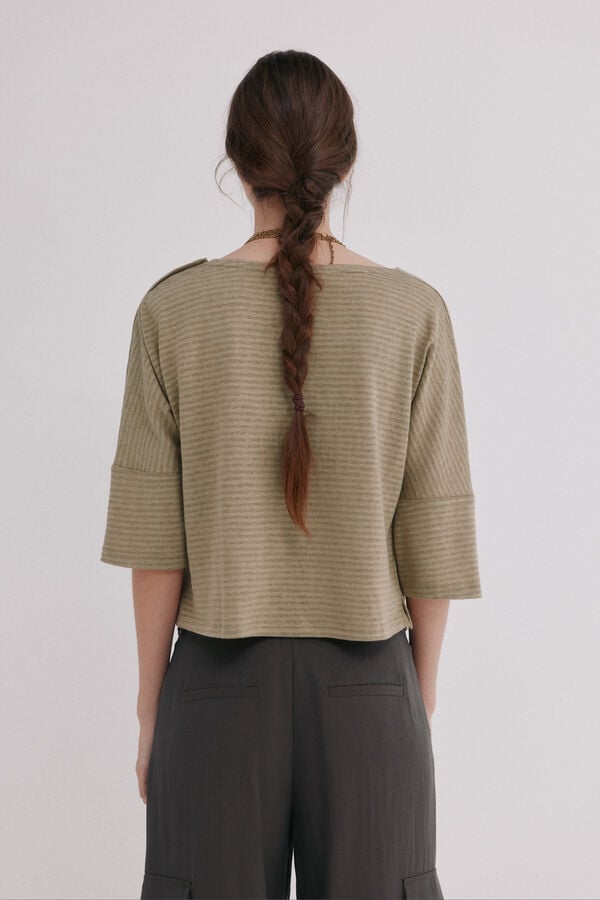 Hoss Intropia Marie. Camiseta lavada Marron