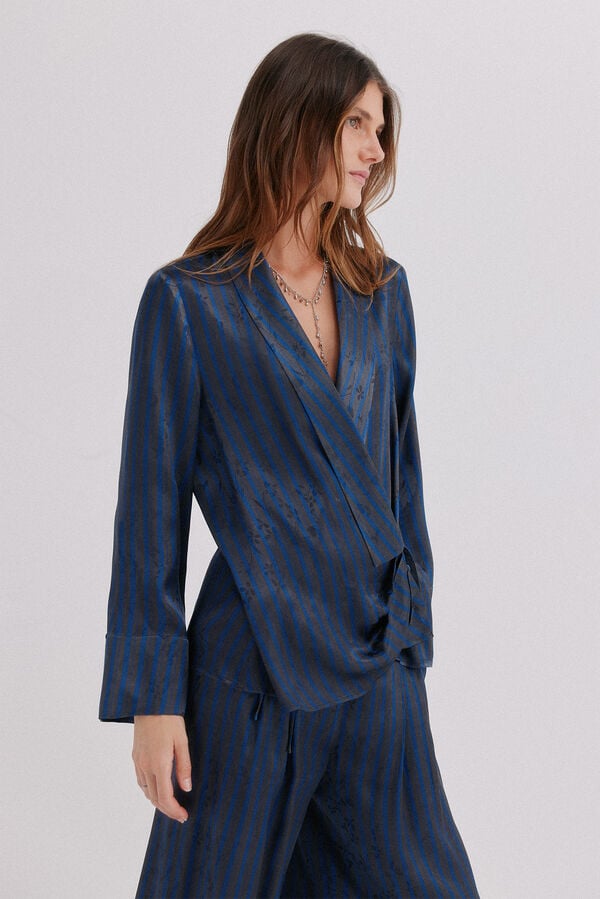 Hoss Intropia Eloise. Blazer fluida Azul marino