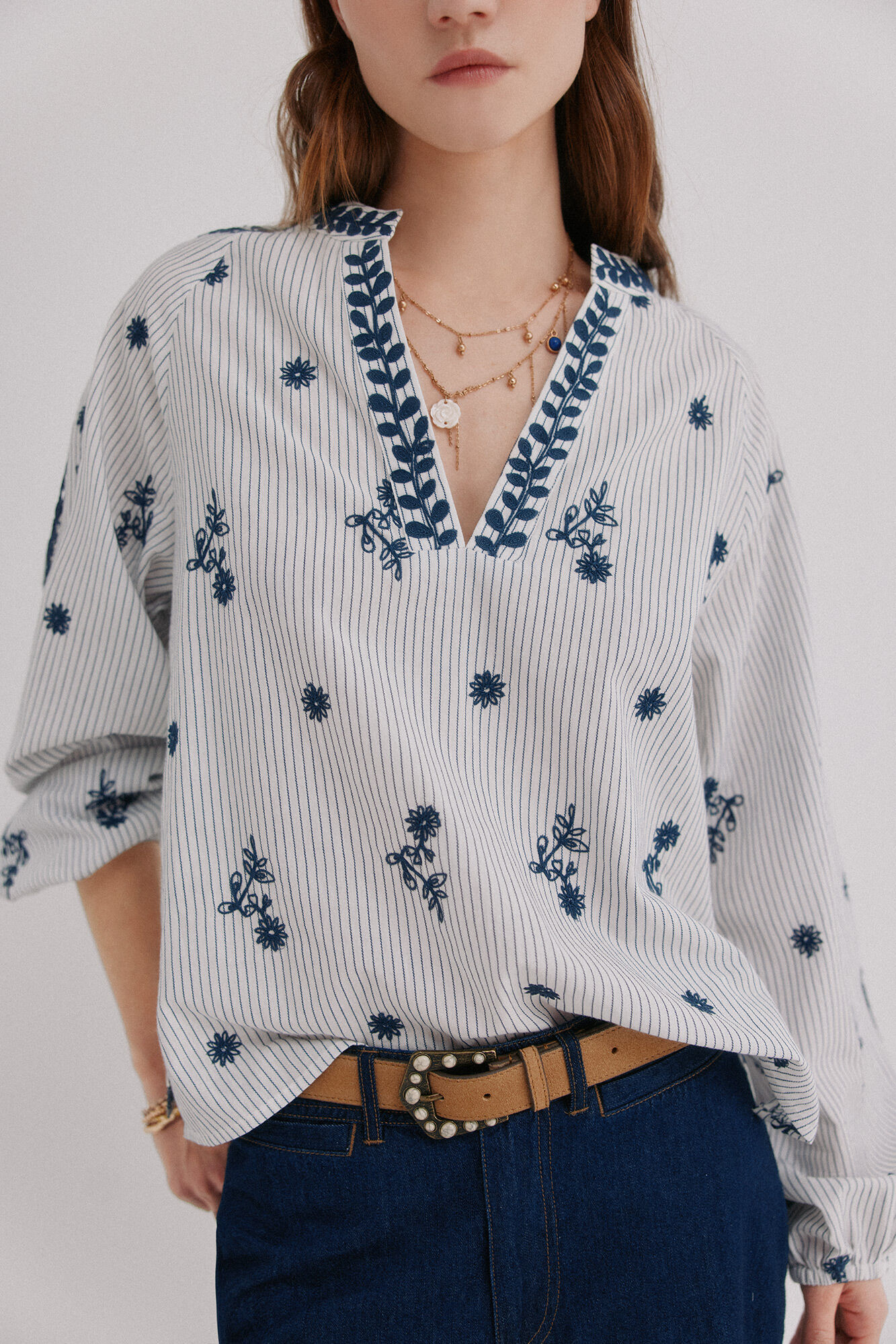Hoss Intropia Casey. Blusa &agrave;s riscas