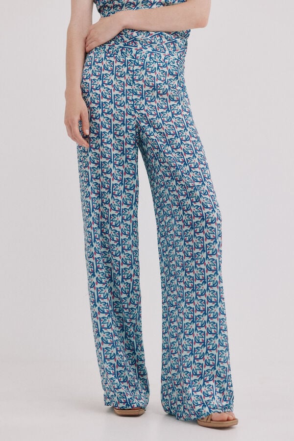 Hoss Intropia Patri. Pantal&oacute;n estampado Multicolor