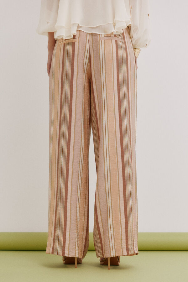 Hoss Intropia Palmina. Pantal&oacute;n de rayas Rosa