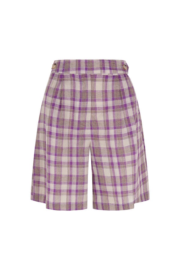 Hoss Intropia Pecky. Bermuda estampada Lila