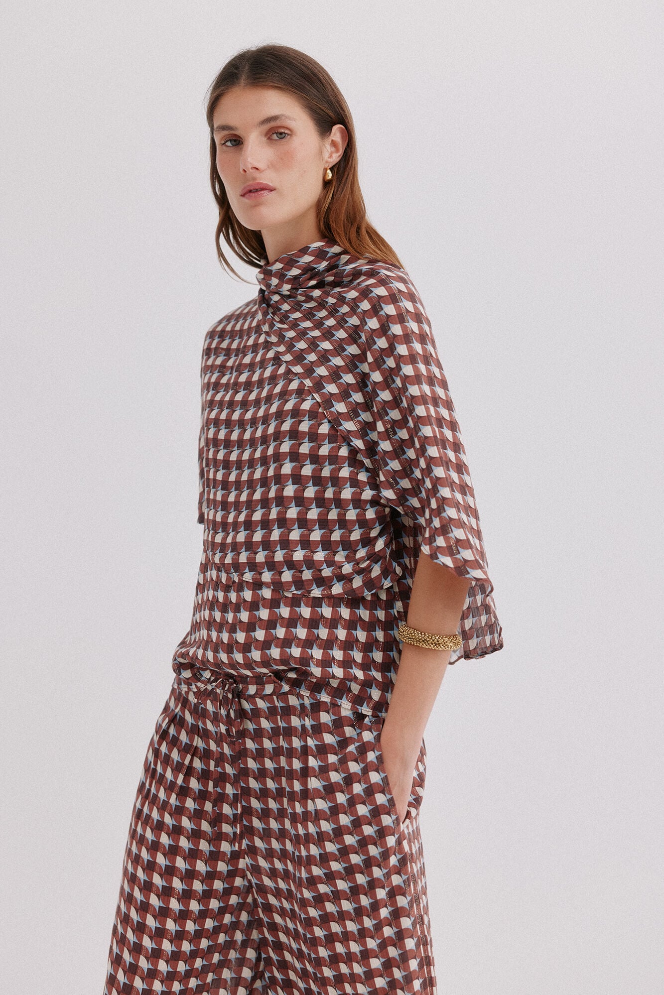 Hoss Intropia Blusa estampada Clavel