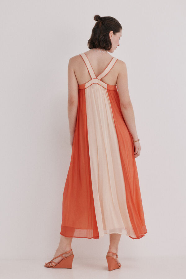 Hoss Intropia Asela. Vestido com missangas Vermelho